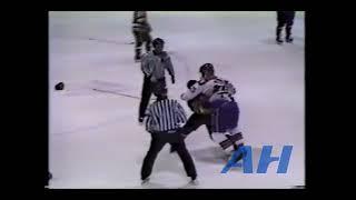 QMJHL Feb. 22, 1991 Herve Lapointe,BEA v Joseph Napolitano,VIC Beauport Harfangs Victoriaville Tigre