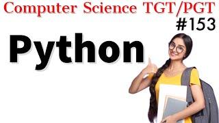 Python complete in one video | TGT/PGT Computer Science study material | HPSC/KVS Computer Science