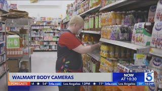 Body-worn cameras on Walmart employees