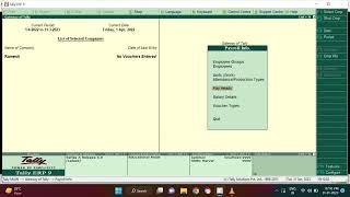 Payroll in Tally ERP 9 with example in tamil (All pay heads in tally ERP 9 explained in tamil)