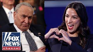 SCHUMER SWEATING?: AOC seen as true leader of Democratic Party in poll