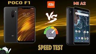 poco f1 vs mia2 speed test