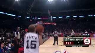 NBA Three Point Shootout - Matt Bonner RD 1