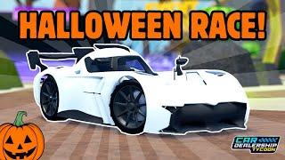 One of the Best Cars for Halloween Race?! Car Dealership Tycoon #cardealershiptycoon #roblox