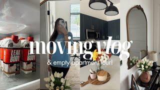 MOVING TO CHARLOTTE NC  Empty apartment tour & getting unpacked!