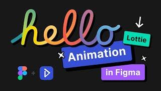 Apple Hello word animation + export in Lottie