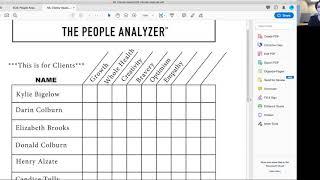 How to Use the People Analyzer to conduct employee reviews