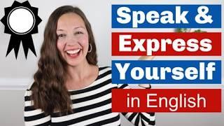 Express Yourself in English: Advanced Vocabulary Lesson