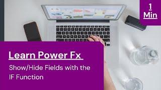 Power Fx If Function : Show/Hide in Power Apps #shorts