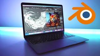 BLENDER Running on the NEW M1 Macs (CPU & RAM Usage, Thermals, Rendering, Performance)