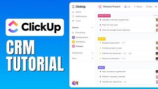 COMPLETE Clickup CRM Tutorial - How To Use Clickup For CRM STEP BY STEP