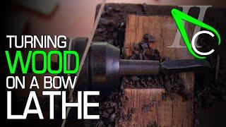 Turning Wood On A Bow Lathe