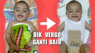 BAYI LUCU GANTI BAJU HABIS MANDI