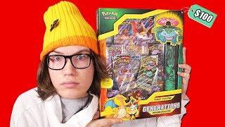 Opening a $100.00 Pokemon Charizard Generations Premium Box!