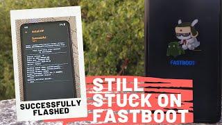 Redmi K20 pro stuck on fastboot even after successful flashing custom rom
