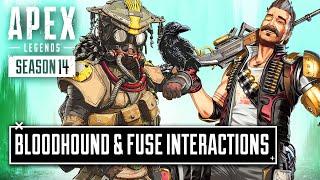 *NEW* Bloodhound and Fuse Romantic Interactions - Apex Legends Season 14