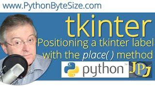 Positioning a tkinter label with the place method