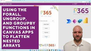 Using the ForAll, Ungroup, and GroupBy functions in Canvas apps to flatten nested arrays