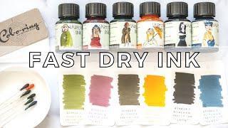 FAST DRYING INK: rohrer & klingner sketch ink | ink for lefties | waterproof ink