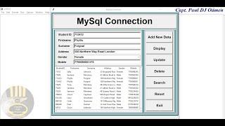 How to Connect to MySQL Database, Insert, Update, Delete and Search in Python - Full Tutorial