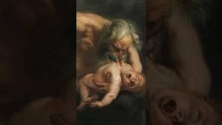 "This painting will give you nightmares! 'Saturn Devouring His Son' by Peter Paul Rubens"