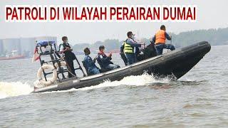 CREW KAPAL PATROLI KSOP KELAS I DUMAI MELAKUKAN PATROLI RUTIN DI WILAYAH PERAIRAN DUMAI & SEKITARNYA