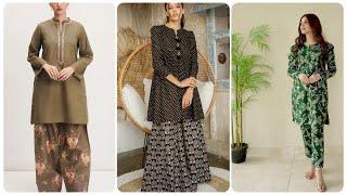 Short kurta design for eid 2024||stylish kurta design for girls 2024