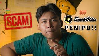 JANGAN MAU JADI CREATOR DI SNACK VIDEO!!!? | Ditipu ratusan dollar sama snack video