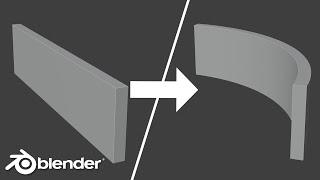 Simple Deform(Bend) In Blender In 1 Min
