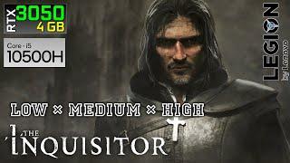 The Inquisitor - RTX 3050 4GB | i5-10500H | Lenovo Legion 5 | Gameplay | Benchmark