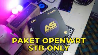 CARA MENGGUNAKAN STB OPENWRT UNTUK PEMULA (PAKET STB ONLY SETING OPENCLASH)