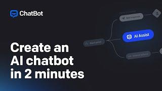 Create an AI chatbot in 2 minutes | chatbot.com tutorial