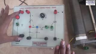 AC voltage controller using TRIAC and DIAC combination to R load