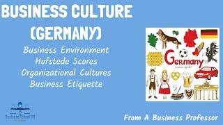 German Business Culture and Etiquette | International Management | From A Business Professor