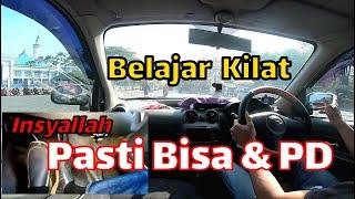 TUTORIAL MENGEMUDI (Cara Simpel) - Belajar Mobil Manual Pertama Kali di Jalan Sepi (Part 1)#atozvlog