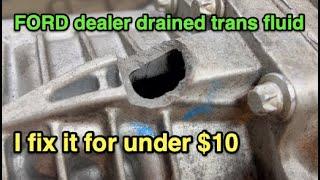 Fixing Aluminum Transmission without opening it