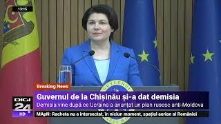 Criză politică în Republica Moldova. Premierul Natalia Gavrilița a demisionat