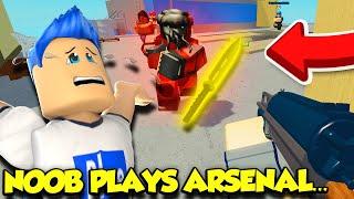 This Is What Happens WHEN A NOOB PLAYS ARSENAL... (Roblox)