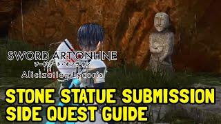 Sword Art Online Alicization Lycoris Stone Statue Submission Side Quest Guide (All Statue Locations)