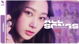 AESPA (에스파) - ALL SONGS | Line Distribution