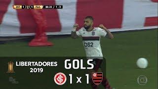 Gols - Internacional 1 x 1 Flamengo - Libertadores 2019