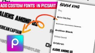 How to add fonts in PicsArt | How to add new fonts | PicsArt  text editing | Akhi Editz