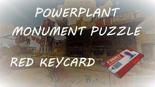 PowerPlant Puzzle - Red Keycard - Rust