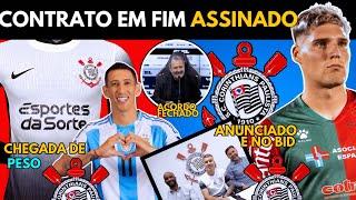 VÍNCULO OFICIALMENTE ASSINADO! MÁSTER +NOME DE PESO | AS ÚLTIMAS NOTÍCIAS DO CORINTHIANS DE HOJE