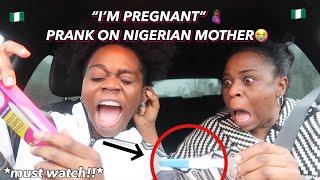 PREGNANCY PRANK ON MY AFRICAN MUM  *think I took it too far*