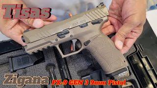 Zigana PX-9 GEN 3 9mm Pistol Review and Unboxing | Tisas Zigana PX9.