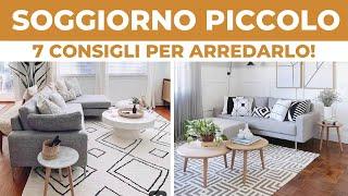 Arredare un Soggiorno Piccolo | 7 Consigli dell’Architetto