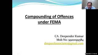 Day 11: Compounding of offences under FEMA