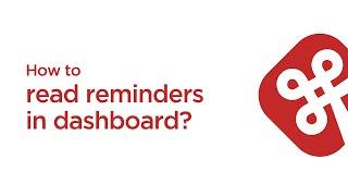 How to read reminders in dashboard?