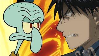 Squidward vs. Roy Mustang